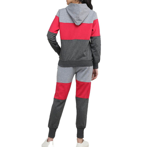 Trendy Women Winter Active Tracksuit Long Sleeve <b>Hooded</b> Top Jogger Pants Two Piece Comfortable Gym Running Casual Outfit - Product Image 2
