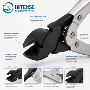 Alicates de Corte de Precisión Profesionales, Cortador de Alambre de Acero con Alto Contenido de Carbono, Herramienta de Reparación de Joyería - Product Image 2