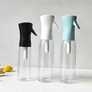 Plastic Continuous Fine <b>Mist</b> Refillable Pump Sprayer Supplier 200ml 300ml 500ml Screen Printed Round <b>Bottles</b> for Hair Salons - Product Image 6
