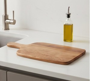 Tabla de Cortar de Madera Maciza de Alta Calidad en Tamaño Grande, Diseño Personalizado, Perfecta para la Cocina y Preparación de Queso - Product Image 2