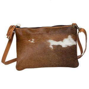 Étui à cosmétiques en cuir de vachette au design classique et tendance, accessoires de voyage, mini sacs en cuir pour femmes, sac bandoulière personnalisé en gros - Product Image 3