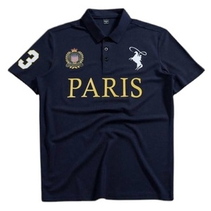 T-shirt à manches courtes en tissu éponge haute performance pour homme, personnalisable avec logo, en polyester/coton, imprimé numériquement, respirant et formel - Product Image 1