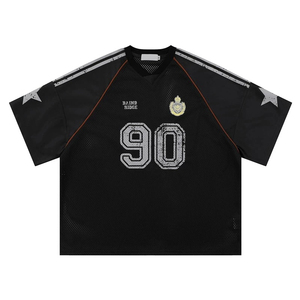 Camiseta Deportiva Casual de Fútbol, 100% Algodón, 240 Gramos, Estampado en Serigrafía, Talla Grande, Uniformes de Equipo OEM ODM 2026, Camisetas para Hombre - Product Image 4