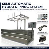 TSAUTOP Máquina de Impresión por Transferencia de Agua Semiautomática de 2.4M, Equipo Hidrográfico Industrial para Producción Comercial