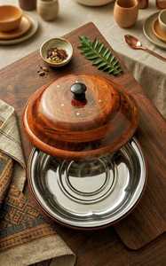 หม้อไฟไม้แบบดั้งเดิมสำหรับเสิร์ฟอาหาร - Product Image 5