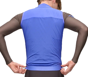 Vêtements de cyclisme sur route pour femmes personnalisés Sprint Sports, gilet respirant, léger, imperméable et coupe-vent sans manches - Product Image 4