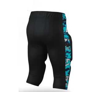Pantalones de Fútbol Americano para Hombre, Acolchados, con Diseño de Camuflaje Sublimado, Negro, Verde Azulado, Blanco, Ajustados, con Cierre de Cinturón, para Todas las Temporadas, Ropa Deportiva - Product Image 4