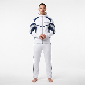 Conjunto Deportivo Personalizado para Hombre, Sublimado, de Algodón y Poliéster, Transpirable, Camiseta de Manga Larga, Pantalones Deportivos con Cordón Ajustable - Product Image 5