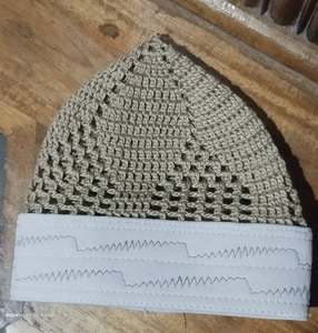 Premium Handmade <b>Islamic</b> Masri <b>Men</b> Casual Outdoor Prayer Hat Hand Embroidery Adjustable Customizable <b>Gift</b> 100% Cotton All - Product Image 1