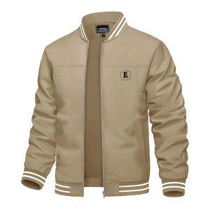 Custom Logo Front Letterman <b>Jacket</b> Best Selling 100% Cotton Winter <b>Jacket</b> High Quality Breathable - Product Image 1