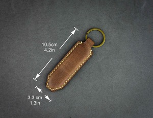 Vintage Genuine Leather <b>Custom</b> Handmade Multi-function Bottle Opener <b>Key</b> Holder Keychain Laser Embossed Printing Stylish <b>Keys</b> - Product Image 5