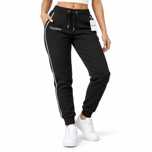 Waist Long <b>Trousers</b> Long <b>Trousers</b> Functional Side <b>Women</b> <b>Women's</b> Navy Wide Leg Sweatpants Casual <b>Loose</b> Fit Drawstring - Product Image 1