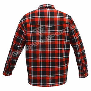 Latest Premium Quality Motorbike Men's Cotton Flannel Fully Lined Protective <b>Shirt</b> Aramid Motorcycle <b>Shirts</b> Reasonable Price OEM - Product Image 3