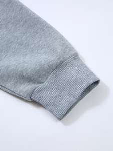 Latest Design Custom Printed Logo Plus Size Eco-Friendly Breathable Premium Casual Knitted Winter Hooded Women's Long Sleeve - Product Image 5