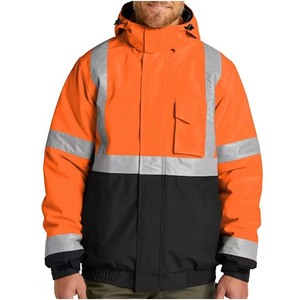 ZOHSUB POWER INDUSTRY Customized Safety <b>Jacket</b> ANSI/EN ISO 20471 CLASS 1 LED Flash Waterproof for <b>Workers</b> - Product Image 1