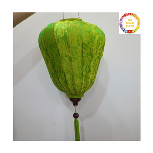 Lanterne en soie de Hoi An |   Bambou artisanal |   Conception pliable |   Éclairage de festival |   Approvisionnement en gros OEM - Product Image 1