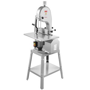 Sega Elettrica per Carne da 1800W con 5 Lame in Acciaio Inox, Taglierina Verticale, Piano di Lavoro 19.1"x15", Spessore di Taglio 7.09" per Lavorazione Carni - Product Image 1