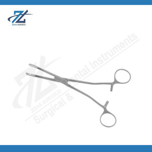 Pinza Ballantine de Acero Inoxidable, Pinza Quirúrgica Heaney Ballantine para Ginecología, Histerectomía y Sujeción de Tejidos - Product Image 6