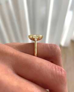 Lab Grown Vivid Yellow 1.01CT Marquise Cut Diamond Solitaire <b>Ring</b> IGI Certified 18K Yellow Gold Party Premium Gift for Lovers - Product Image 5