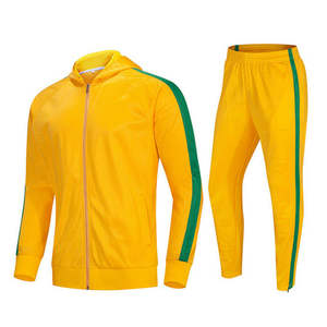 ชุดวอร์มลำลองผู้ชายสำหรับฤดูหนาว ผ้าฟลีซแขนยาว พร้อมกางเกงขายาว ซิป แห้งเร็ว ระบายอากาศได้ดี ผ้าฝ้าย 100% ชุดกีฬา - Product Image 1