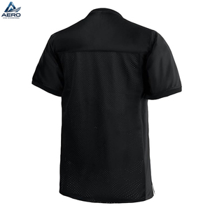 Camiseta de Fútbol Nueva Colección 2026, Malla Deportiva de Alta Calidad, Color Negro Liso, Tela Suave, Uniforme Deportivo para Entrenamiento - Product Image 1