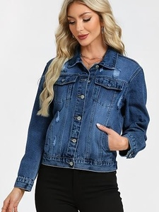 Veste en jean vintage pour homme, veste en jean bleu personnalisée, fabricant en gros - Product Image 4