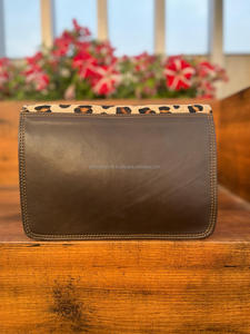 ใหม่ผู้หญิงแท้ผมบนพิมพ์สัตว์รีไซเคิลหนังสีStubbyกระเป๋าถือที่ไม่ซ้ํากันสายรุ้งสีCrossbodyกระเป๋า - Product Image 5