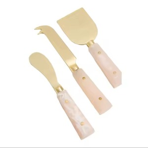 Contemporary Metal <b>Cheese</b> <b>Knife</b> <b>Set</b> Elegant <b>Cheese</b> Board Accessories for Modern Kitchens - Product Image 4