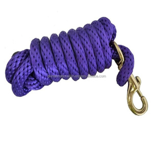 Fabricante de cuerdas de plomo para caballos de alta calidad al por mayor, cuerdas de plomo ecuestres coloridas de algodón resistentes al desgaste - Product Image 3