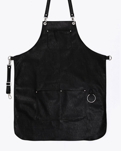 Tablier de coiffure en denim avec taille réglable et plusieurs poches pour barbiers - Product Image 3