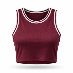 Camiseta Deportiva Corta de Baloncesto Personalizada al por Mayor para Mujer - Opciones OEM Disponibles del Fabricante - Product Image 1