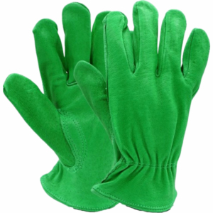 Heavy-Duty Cowhide Grain Leather <b>Driver</b> <b>Gloves</b> Soft and Comfortable Abrasion Heat Resistant for Construction and Garden Work - Product Image 4