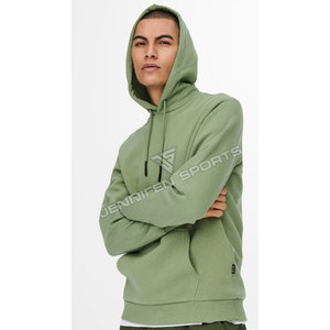 Sudadera con Capucha para Hombre, Color Sólido, con Bolsillos, Deportiva, Oversize, 100% Algodón Felpa, Transpirable, de Secado Rápido, con Logotipo Personalizado, 450g, Teñido Liso - Product Image 5