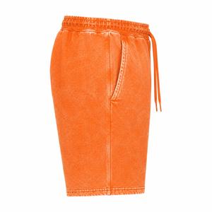 Pantalones Cortos Bermuda de Algodón Naranja para Hombre, con Cordón Frontal, Bolsillos en la Cintura, Casuales, Ecológicos, Transpirables, de Secado Rápido, con Acabado Lavado, Personalizados - Product Image 3