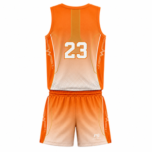 Ensemble d'uniformes de basketball personnalisés par sublimation, maillot de basketball respirant à séchage rapide en mesh pour hommes, jeunes et équipes, kit de sport pour l'entraînement - Product Image 2