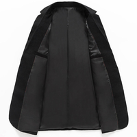 Blazer pour costumes d'affaires pour hommes, vestes décontractées pour hommes