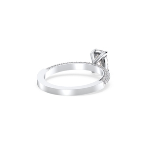 REYES Exclusive Design 14K 18K Solid Gold HPHT CVD Lab Grown Diamond Solitaire Ring For Women IGI Certified Fine Jewelry - Product Image 5