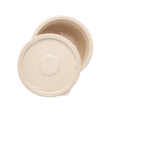 Contenedor Redondo de Bagazo de Alta Resistencia de 500ml con Tapa, Embalaje Compostable Ecológico Disponible en Grandes Cantidades - Product Image 5