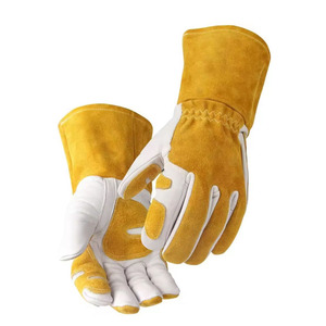 Guantes de Seguridad de Cuero a Precio Muy Razonable, Protección Completa para los Dedos, Resistentes al Calor, Buen Material, Textura Suave, Resistentes al Fuego y al Agua - Product Image 1