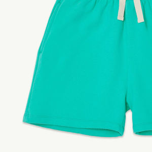 Shorts pour garçons à taille élastique avec cordon de serrage, design couleur unie, prix usine pour acheteurs en gros, service OEM disponible - Product Image 3