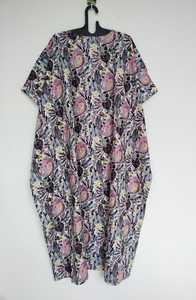 Robe kaftan en coton indien faite à la main, jaune, coupe décontractée, style bohème, pour la plage, vêtements d'été pour femmes - Product Image 3