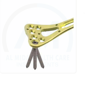 แผ่นยึดกระดูกไทเทเนียมอัลลอยด์สำหรับศัลยกรรมกระดูก รุ่น AMHC-Orhto-139 ของ Al Mida Healthcare ความยาว 70 มม. ความหนา 1.5 มม. อุปกรณ์ผ่าตัด - Product Image 2