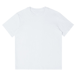 2025 Hot Summer Men's Cotton Soft Comfortable T-shirt Solid Color Casual Loose Short-sleeved <b>Tshirt</b> - Product Image 1