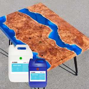 Prezzo diretto della fabbrica per 3:1 cristallina versabile due componenti resina epossidica AB colla ad alta durezza per la lavorazione del legno costruzione - Product Image 1