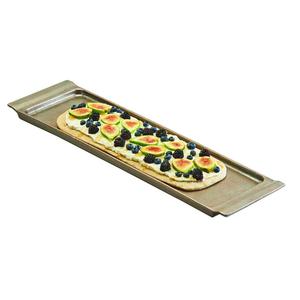 Large Aluminium Platter Decorative <b>Trays</b> With Handle Handmade Food Contact Safe Serving <b>Trays</b> For Restaurant Hotel Supplies - Product Image 6