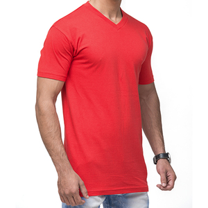 Camiseta Personalizada Extra Grande para Hombre, Cuello en V, 175GSM, Transpirable, Ecológica, de Secado Rápido, Lisa, al por Mayor, de Color Sólido, Manga Corta - Product Image 2