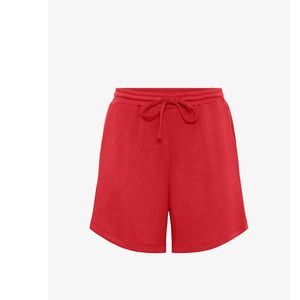 Shorts de Algodón para Mujer, Cintura Alta, Verano, con Bolsillos, Cómodos, Casuales y Elegantes para Uso Diario - Product Image 1