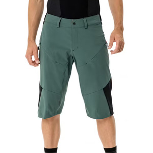 Shorts Bermuda Sportifs pour Femmes, Couleur Unie, Séchage Rapide, Polyester, Taille Moyenne avec Poches, Coupe Classique - Product Image 4