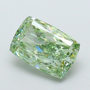 Diamant CVD vert vif fantaisie modifié taille coussin de 5,53 carats, clarté VVS2, excellente taille, pierre précieuse créée en laboratoire pour bijoux de luxe - Product Image 6