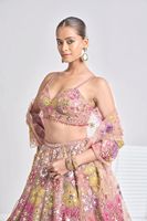 Lehenga in Georgette Premium di Boutique Indiana, Lehenga Designer Stile Bollywood, Abbigliamento Festivo Trendy per Donne, Ideale per Matrimoni e Feste